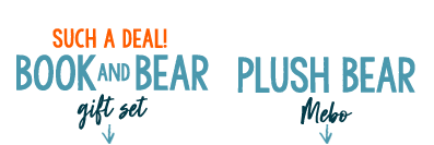 Book and Bear Deal - Plush Mebo